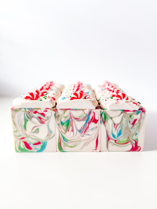 Peppermint Marshmallow Soap Bar