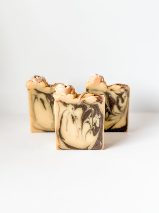 Cinnamon Roll Soap Bar