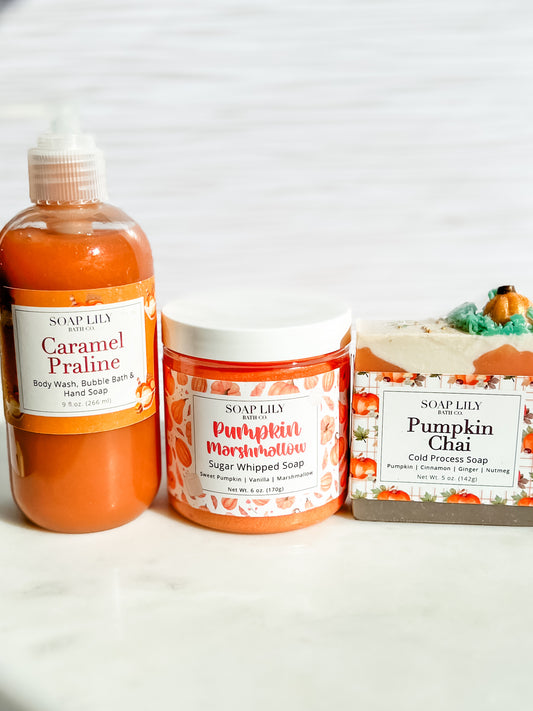 Pumpkin Marshmallow Sugar Whipped Soap