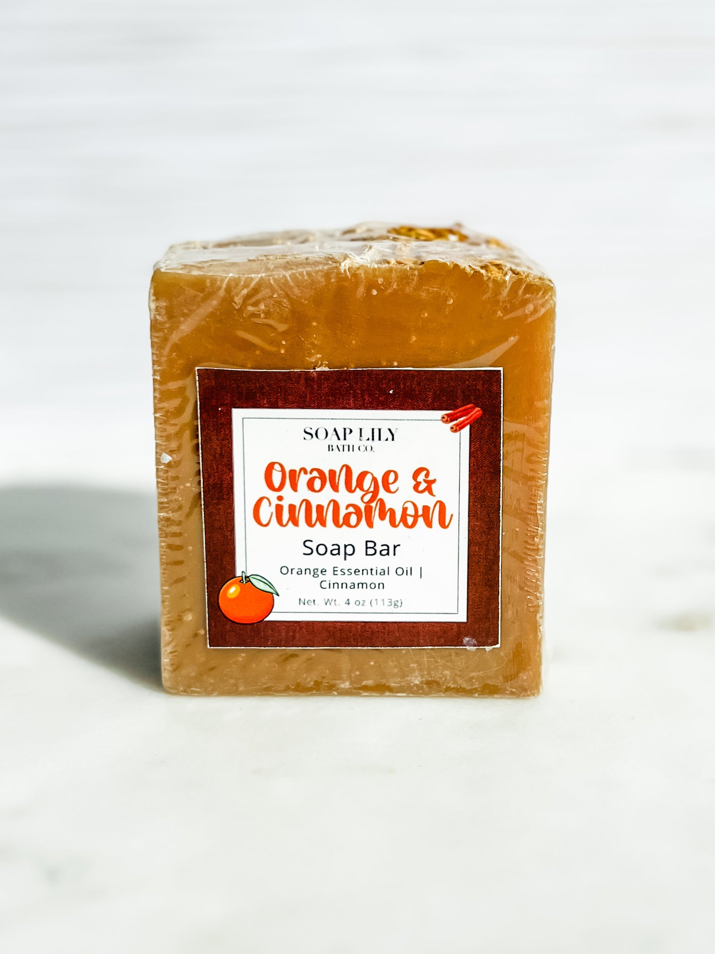 Orange & Cinnamon Soap Bar